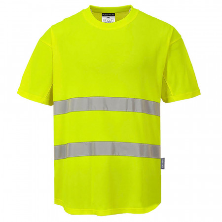 Tricou Signal Portwest C394, galben este potrivit pentru sublimare